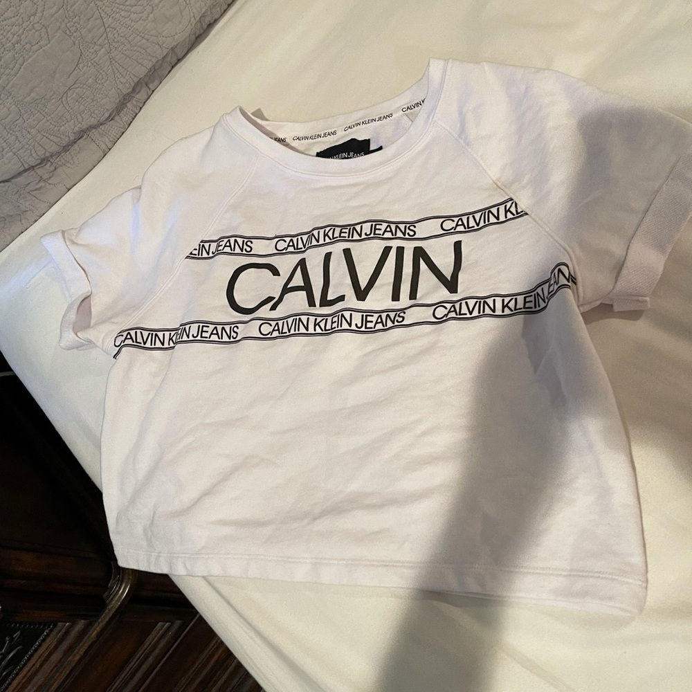 Calvin Klein Jeans French Terry Logo Crop top